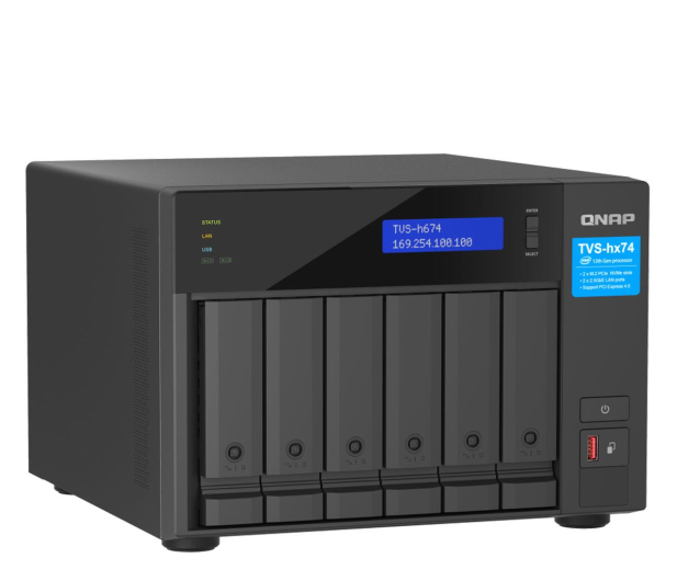 QNAP Serwer NAS TVS-h674-i5-32G 6x0HDD Intel i5-12400 32GB SODIMM DDR4 - 1262711 - zdjęcie 3